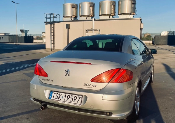 Peugeot 307 CC cena 6500 przebieg: 170000, rok produkcji 2004 z Pruszków małe 46